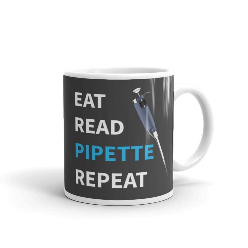 Eat Read Pipet Repeat mug
