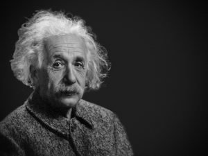 Albert Einstein embracing your weirdness
