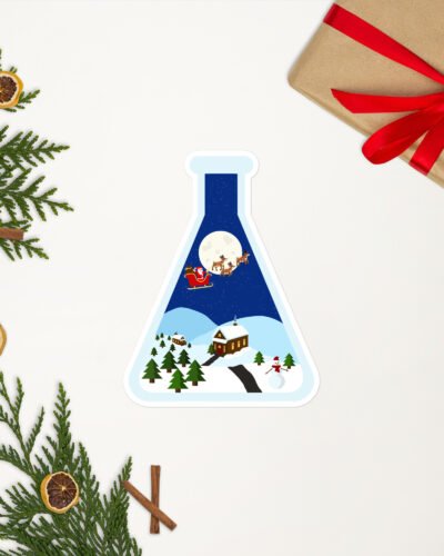 Christmas Erlenmeyer