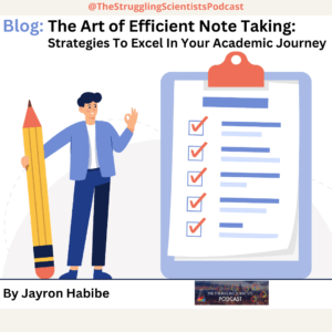 The art of efficient note taking for academics